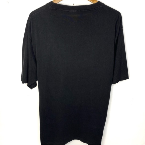 Vintage 1997 DC Comics Superman Black Single Stitch T Shirt Made In USA Size XXL - Picture 4 of 6